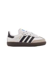 Adidas Samba Teen Sneakers Padded Breathable Sporty Gym Commuting Training Black IE3679 - Cloud White / Core Black / Gum - View 1