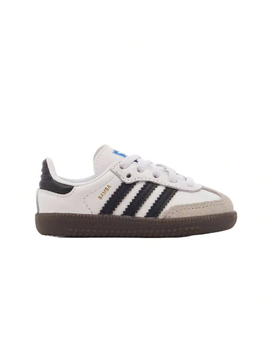 Adidas Samba Teen Sneakers Padded Breathable Sporty Gym Commuting Training Black IE3679 - Cloud White / Core Black / Gum - View 1