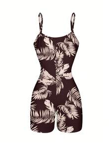 BamGleam Women's Casual All-Over Floral Print Jumpsuit - Multicolor - View 2