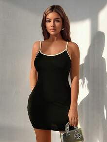 Sirith Women Short Dresses - Black - View 5