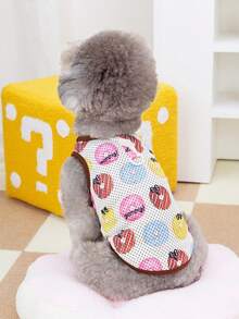 PETSIN Pet Spring New Dog Clothes Animal Supplies Pet Clothing Dog Tank Top Cat T-Shirt Teddy Outfits Small Animal Attire Casual Cool Tank Top Dog Clothes Cat Clothes Two-Season Spring & Summer New Tank Top - Multicolor - View 15