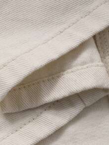 DAZY Women's Casual Denim Dress With Pockets, Spring/Autumn - Beige - View 7