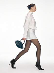 Mnmlis 女士尖头侧拉链设计时尚日常高跟踝靴情人节特惠 - 黑色 - 查看 2