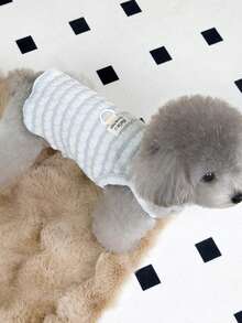 PETSIN Pet Spring New Dog Clothes Animal Supplies Pet Clothing Dog Tank Top Cat T-Shirt Teddy Outfits Small Animal Attire Casual Cool Tank Top Dog Clothes Cat Clothes Two-Season Spring & Summer New Tank Top - Multicolor - View 12