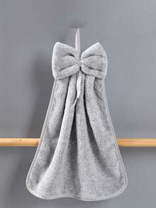 1条/3条装蝴蝶结挂式毛巾，蝴蝶结挂式毛巾，珊瑚绒速干毛巾，吸水性强，柔软带挂环毛巾，厨房清洁毛巾，浴室用品，茶巾，圣诞礼物，家居浴室装饰，秋季装饰，返校季抹布，厨房毛巾 - 彩色 - 查看 3