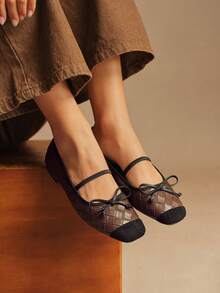 Rosivie Women Flats - Coffee Brown - View 3