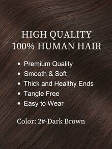 60 pcs Ekstensi Rambut Tape In 100% Rambut Manusia #2 Cokelat Tua Gaya Lurus Panjang 14-22 Inci Ekstensi Halus Tanpa Sambungan Tak Terlihat Kualitas Terbaik Ujung Tebal Ekstensi Rambut Manusia Sehat Untuk Rambut Tipis dan Penggunaan Salon Dan Untuk Semua Wanita/Anak Perempuan Penggunaan Sehari-hari - S2 - View 5
