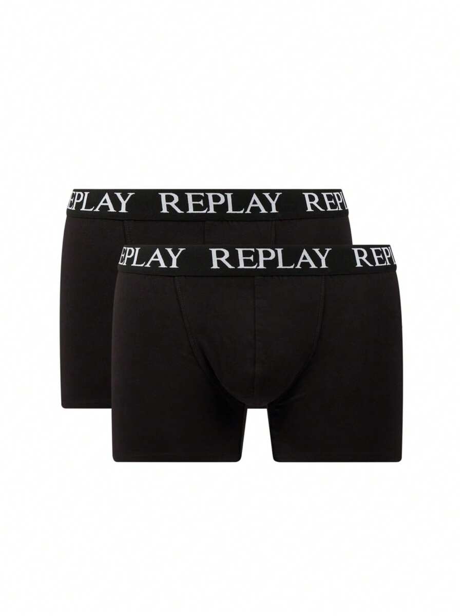 Replay Men's Breathable Skin-Friendly Versatile Commuting Casual Gym I101005-N011 - Black - View 1