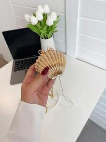 Joivida 1 pieza Bolso de sobre rojo con cadena de metal, bolso bandolera mini, nuevo bolso de caja de metal mini versátil y de moda para llevar en la mano, bolso de cena elegante, bolso bandolera con cadena de amor para mujer, adecuado para uso diario, compras, fiestas, regalo de cumpleaños práctico, adecuado para Navidad, Halloween, Día de la Madre, Día de San Valentín, regalos de Año Nuevo, - Multicolor - Ver 7