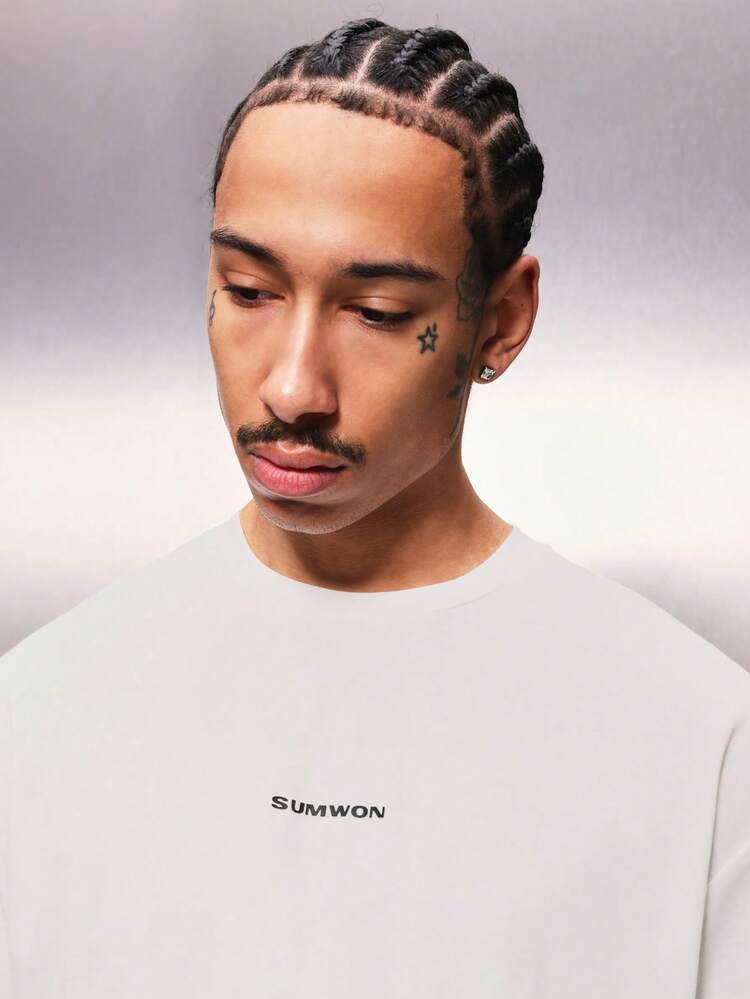 PLAYBOY X SUMWON Graphic Back Print Crew Neck Tee