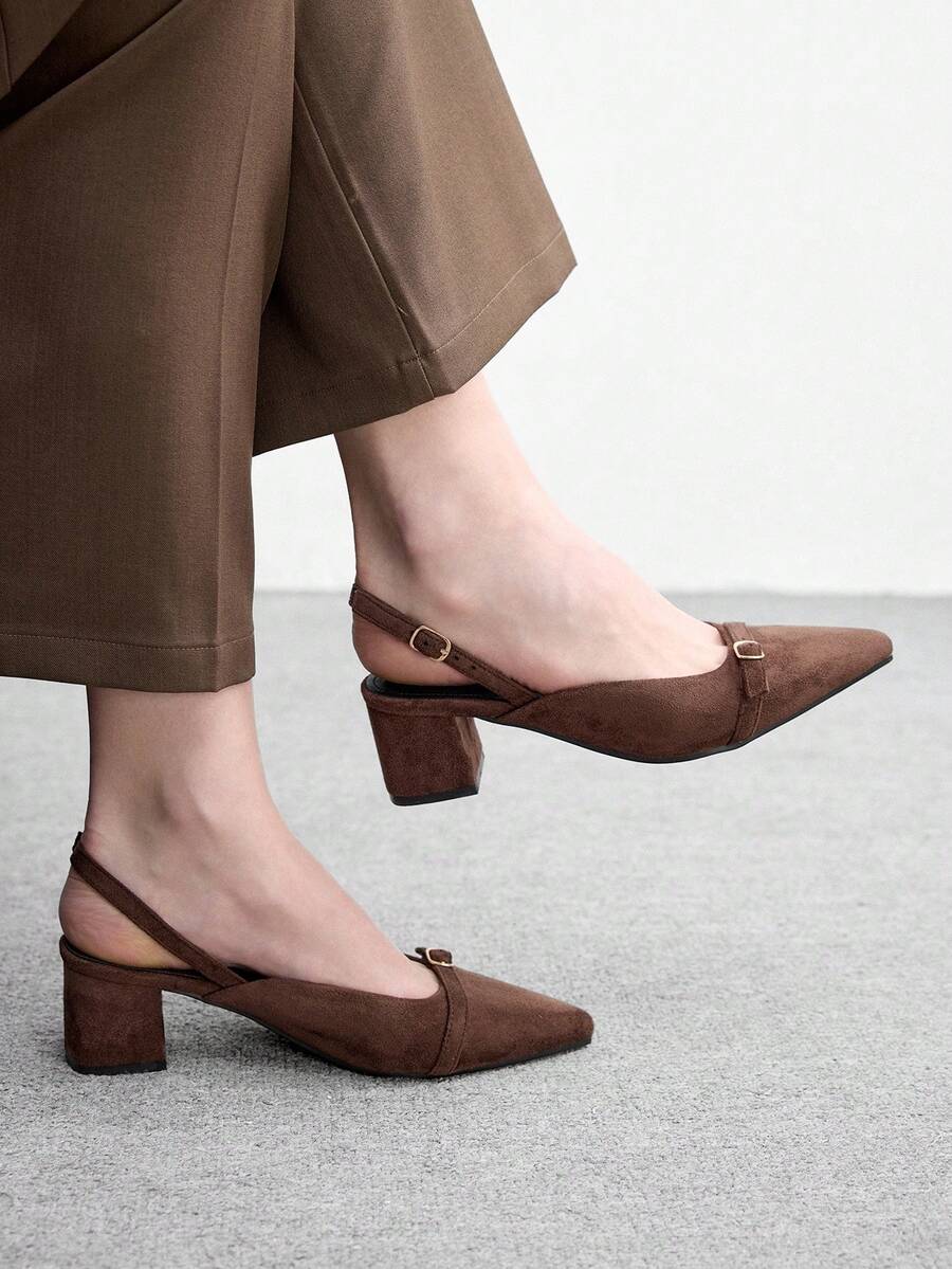 CUCCOO BIZCHIC 女士时尚高跟鞋 - 巧克力棕 - 查看 1
