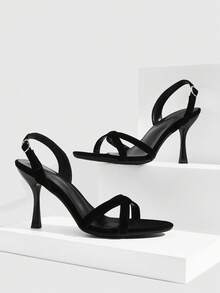 CUCCOO SZL Women's Fashionable And Elegant Office High Heel Sandals - Black - View 4