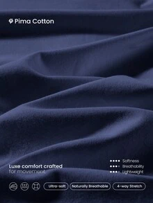 GLOWMODE Plus Size Pima Cotton City Beat Lightweight Breathable Stretchy Side Slits Reflective Logo Cropped Tank Top Daily Casual Wear - Dark Blue - View 4