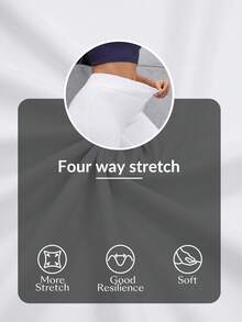 Flexra 白色修身高弹中腰休闲百搭牛仔裤 - 白色 - 查看 7