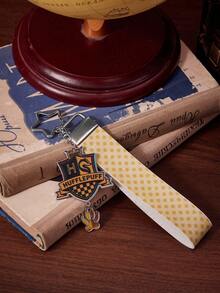 HARRY POTTER X SHEIN Yellow Cartoon Claw Pattern Webbing Metal Keychain - Multicolor - View 4