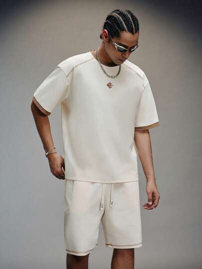 PAVTROS Men's Streetwear Style Athletic Short-Sleeved T-Shirt And Shorts Set, Suitable For Music Festivals And Everyday Wear.,Valentine's Day,Spring To Summer,Gift For My Boyfriend,Mardi Gras,Vintage,Streetwear,Party,St Patrick's Day,Going Out