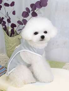 PETSIN 宠物春季新款狗狗服装 动物用品 宠物服装 狗狗背心 猫咪T恤 泰迪熊套装 小型动物服装 休闲酷炫背心 狗狗服装 猫咪服装 春夏两季新款背心 - 彩色 - 查看 10