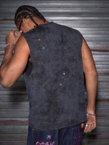 AXEPEAK Men's Casual Loose Fit Sleeveless Round Neck Tank Top, Summer Muscle Tee For Men Sleeveless Tees Mens Sleeveless Top - Multicolor - View 5