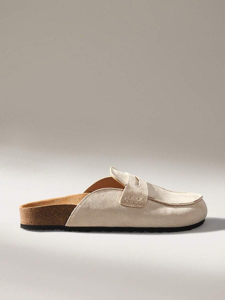 Solecia Ladies Commuting Fashion Versatile Daily Travel Casual Slippers - Off-white - View 1