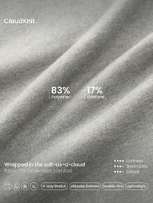 GLOWMODE CloudKnit Lift Off 宽松版型，侧缝口袋，弹性袖口，拉链前襟夹克，日常休闲街头服饰 - 灰色 - 查看 5