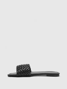 CUCCOO BIZCHIC Women Flat Sandals - Black - View 3
