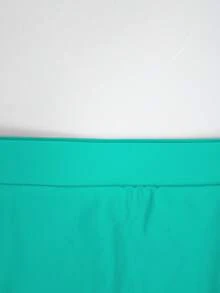 ZELFYO Men's Simple Solid Color Swim Briefs, Summer Beach Vacation, Holiday - Mint Green - View 8