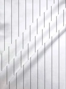 SpongeBob SquarePants | SHEIN Women Cartoon Print Striped Round Neck Short Sleeve T-Shirt - White - View 7