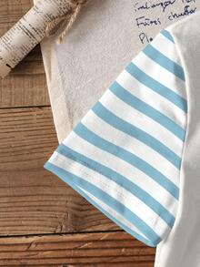 SHEIN | PAW Patrol Young Boys Short Sleeve Allover Print T-Shirt - White - View 3