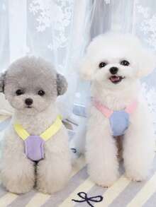 PETSIN Pet Spring New Dog Clothes Animal Supplies Pet Clothing Dog Tank Top Cat T-Shirt Teddy Outfits Small Animal Attire Casual Cool Tank Top Dog Clothes Cat Clothes Two-Season Spring & Summer New Tank Top - Multicolor - View 10