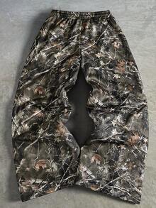 STYNVO 男士休闲印花运动裤 迷彩裤 男士图案裤 - 軍綠色 - 查看 2