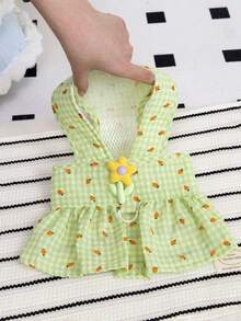 PETSIN Dog Clothing, Cat Clothing, Animal Skirts, Pet Spring/Summer New Collection, Puppy Dress, Princess Versatile Dress, Printed Stripes, Small Animal Clothing, Cool Sunscreen - Multicolor - View 4