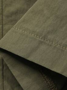 DAZY 青少年男孩条纹圆领短袖T恤和裤子休闲套装 - 綠色 - 查看 8