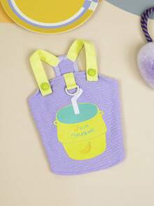 PETSIN Pet Spring New Dog Clothes Animal Supplies Pet Clothing Dog Tank Top Cat T-Shirt Teddy Outfits Small Animal Attire Casual Cool Tank Top Dog Clothes Cat Clothes Two-Season Spring & Summer New Tank Top - Multicolor - View 8