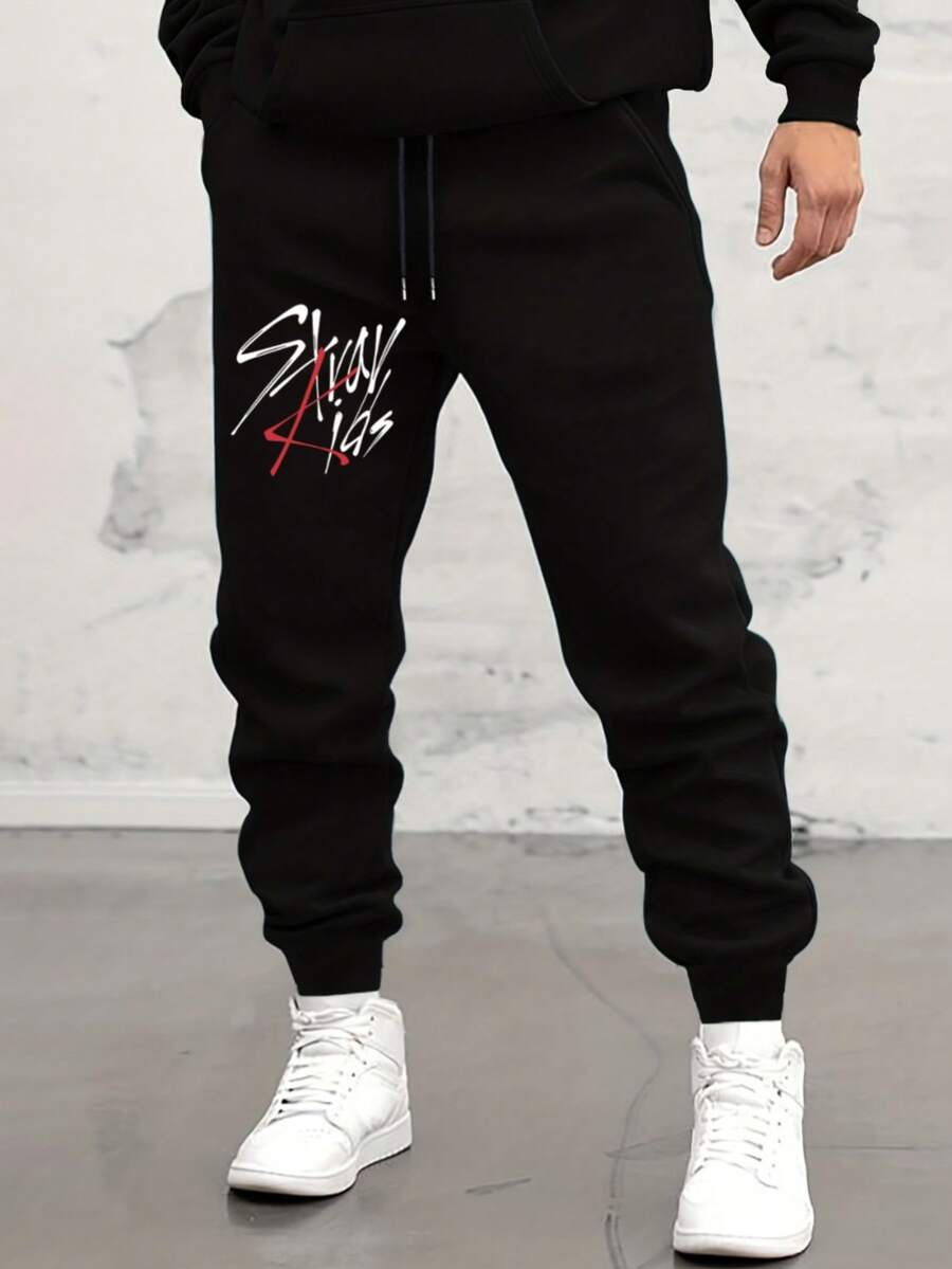 Hombre006 Pantalón Largo Moda Actual - Tela Resistente Transpirable Cómodo para Actividades Diarias Envío Local México en Stock Versátil en Todas las Combinaciones - Negro - Ver 1