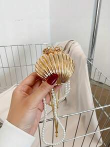 Joivida 1 pieza Bolso de sobre rojo con cadena de metal, bolso bandolera mini, nuevo bolso de caja de metal mini versátil y de moda para llevar en la mano, bolso de cena elegante, bolso bandolera con cadena de amor para mujer, adecuado para uso diario, compras, fiestas, regalo de cumpleaños práctico, adecuado para Navidad, Halloween, Día de la Madre, Día de San Valentín, regalos de Año Nuevo, - Multicolor - Ver 9