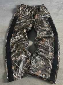 STYNVO 男士休闲印花运动裤 迷彩裤 男士图案裤 - 軍綠色 - 查看 3