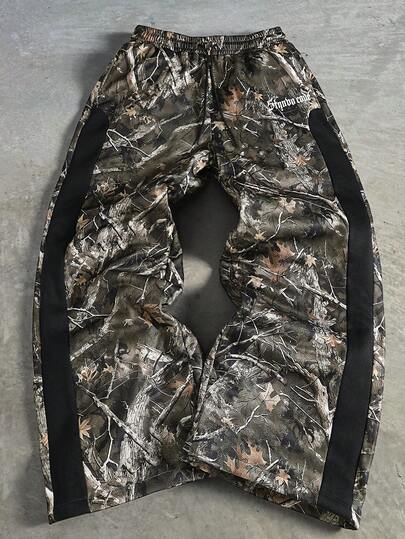 STYNVO Men's Casual Printed Sweatpants Camo Pants Men Men Graphic Pants Mens Camo Baggy Camo Pants Men Camo Joggers Realtree Camo Goth Camo Camo 2 Piece Set Men Manfinity