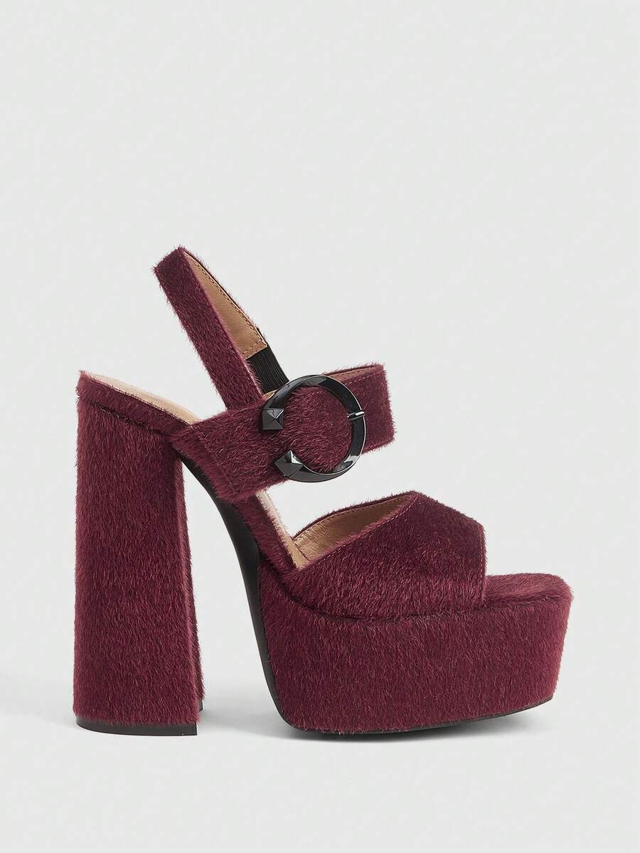 CUCCOO LuxiPop Women Pumps - Burgundy - View 1