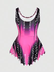 SHEIN 少女修身休闲柔软连体裤 - 彩色 - 查看 7