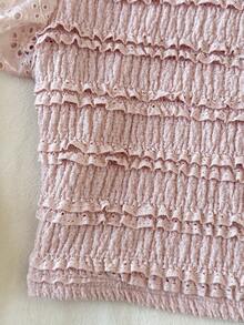 SHEIN Tween Girls' Fashionable Casual Square Neck Sleeveless Top - Pink - View 7