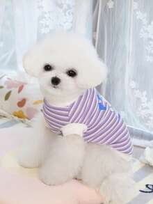 PETSIN Pet Clothing, Dog Clothing, Cat Hoodie, Casual Vest, Spring And Summer New Item, Small Animal Printed Vest, Cool Casual Wear, Cartoon Hoodie - Multicolor - View 7