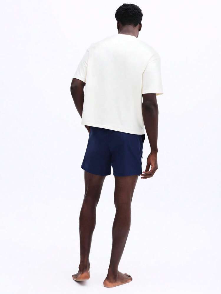 Number Print Beach Set With Matching Shorts