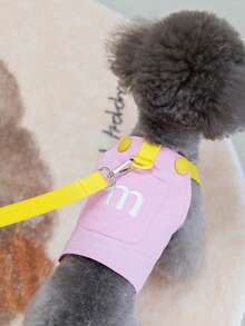 PETSIN Pet Chest And Back Skirt, Cat Traction Strap, Animal Collar Set, Pet Supplies Strap Skirt, Dog Walking Princess Skirt, Pet Chest And Back Skirt+Rope Sweet Princess SBritish Style Chest And Back Set - Multicolor - View 13