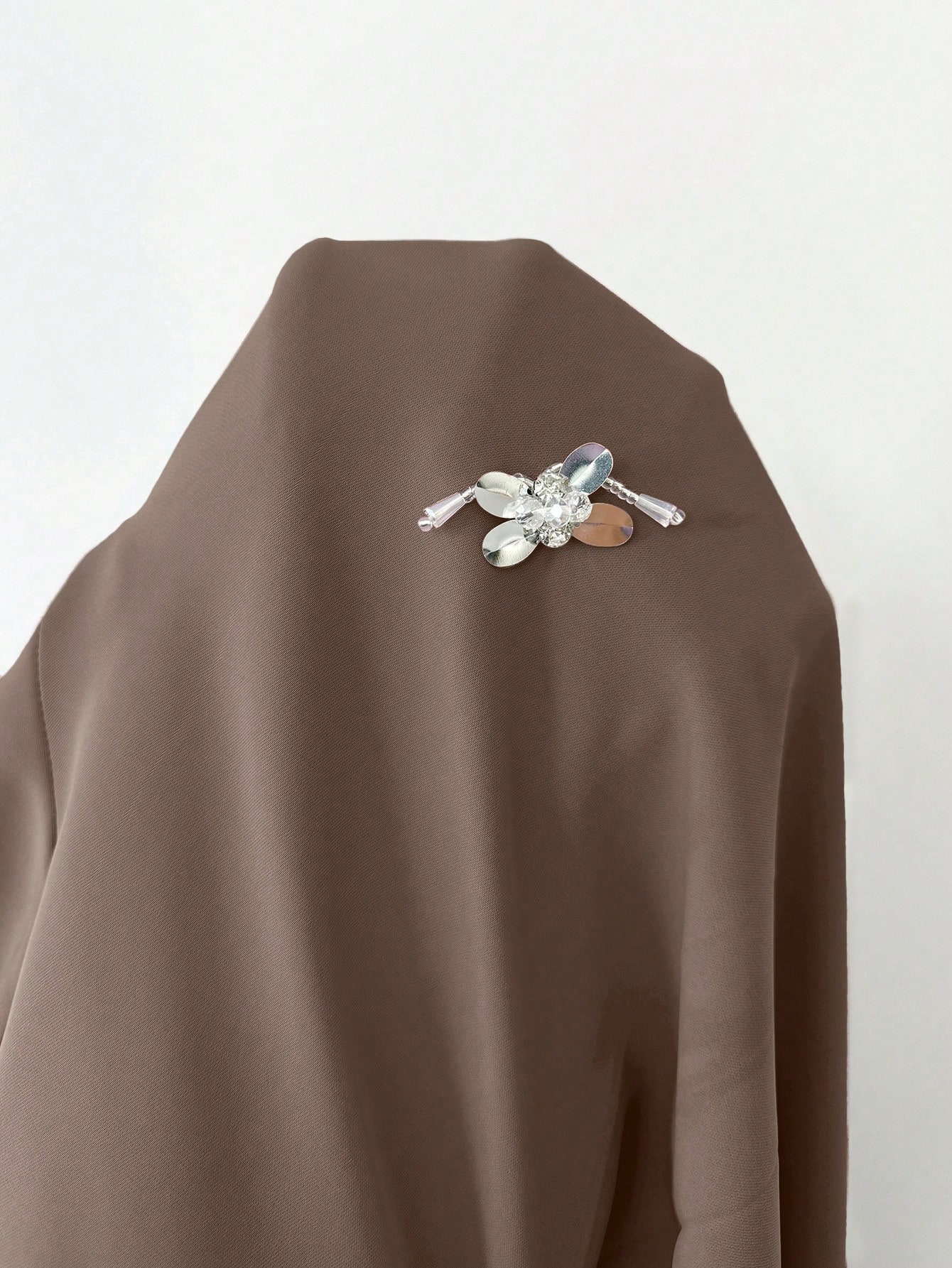 Yasmyna فستان نسائي بياقة عالية وأكمام راجلان فضفا...