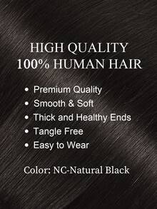 60pcs Tape In Hair Extensions 100% Human Hair #NC Natural Black Straight Style In 14-22 Inch Lengths Extensions Silky Seamless Invisible Top Quality Thick Ends Healthy Human Hair Extensions For Thin Hair And Salon Use  For All Women/Girls Daily Use - Natural Black - View 6