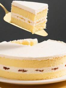 1set/4pcs Portable Stainless Steel Cake Shovel With Minimalist Style,Kitchen,Christmas Gift - Gold - View 2