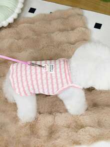 PETSIN Pet Spring New Dog Clothes Animal Supplies Pet Clothing Dog Tank Top Cat T-Shirt Teddy Outfits Small Animal Attire Casual Cool Tank Top Dog Clothes Cat Clothes Two-Season Spring & Summer New Tank Top - Multicolor - View 17