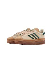 Adidas Gazelle Women's Casual Athletic Shoes Rubber Outsole Lightweight Snug Fit Commuting Gym Travel White ID7056-40 - 白色/綠色/馬格貝 - 查看 4