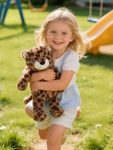 POKOJA LAND 毛绒娃娃，柔软填充动物，舒适蓬松卡通抱枕玩具，温暖舒适的儿童礼物，卧室和游戏室装饰 - 彩色 - 查看 2