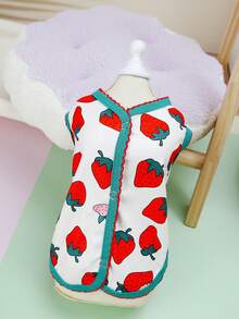 PETSIN 宠物春季新款狗狗服装 动物用品 宠物服装 狗狗背心 猫咪T恤 泰迪熊套装 小型动物服装 休闲酷炫背心 狗狗服装 猫咪服装 春夏两季新款背心 - 彩色 - 查看 10